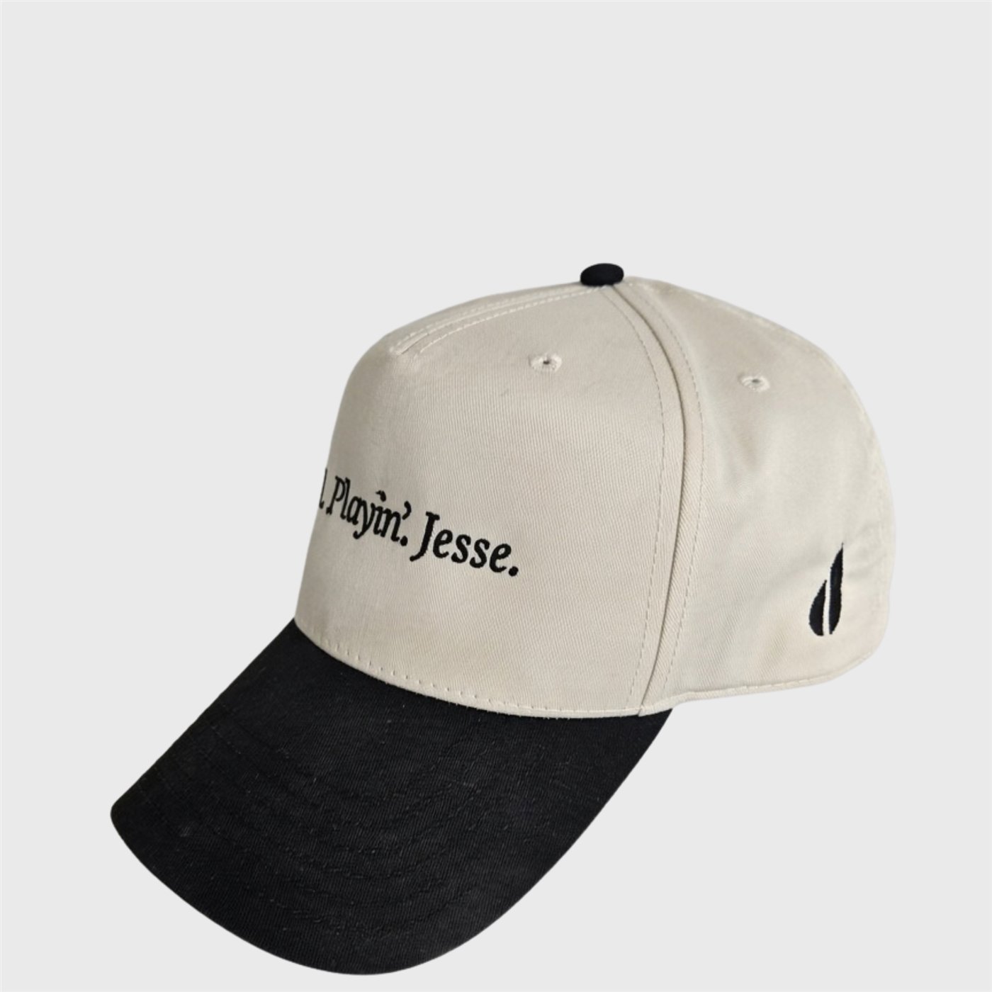Two-Tone Otto Cap, angled with Jesse mark