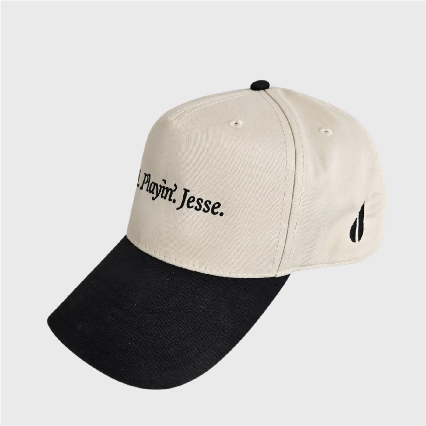 Two-Tone Otto Cap, angled front